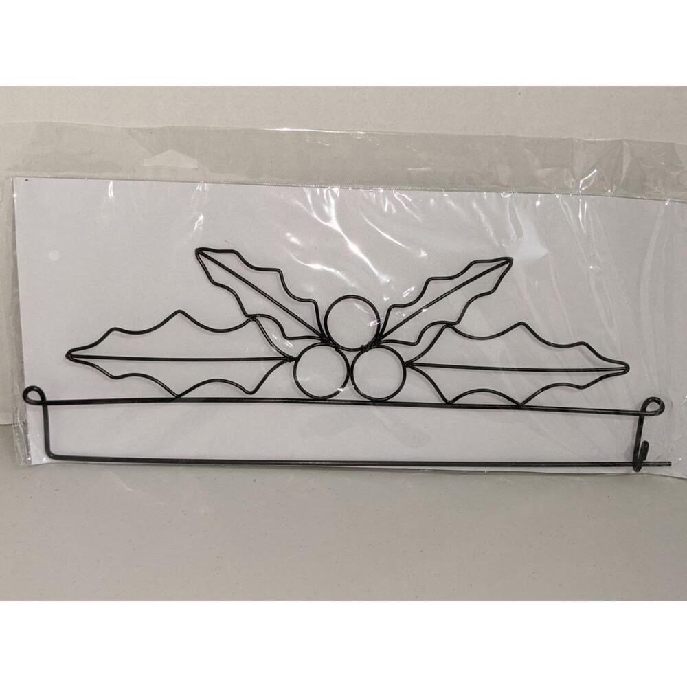 Herrschners Holly Decorative Hanger Christmas Banner Towel Cross Stitch -082027